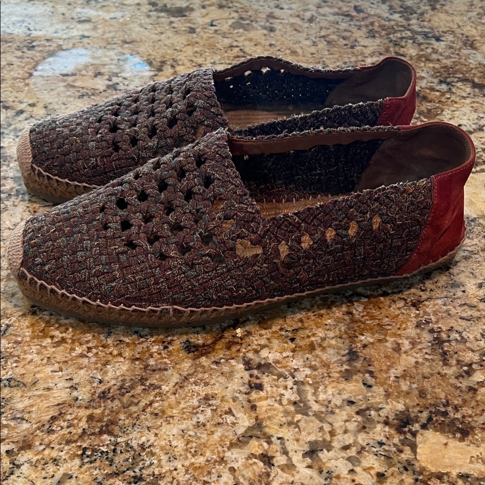 Etro Multicolor Woven Slip on Espadrille 1278